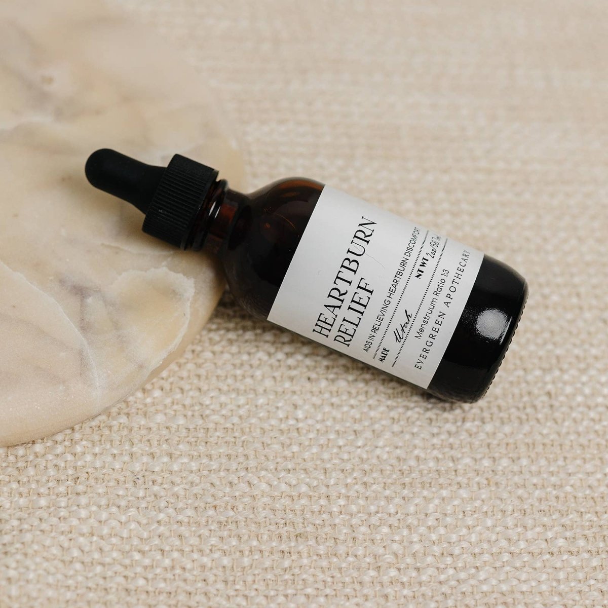 Heartburn Relief Tincture - Natural Herbal Formula - Natural Heartburn Relief Drops by Evergreen Apothecary