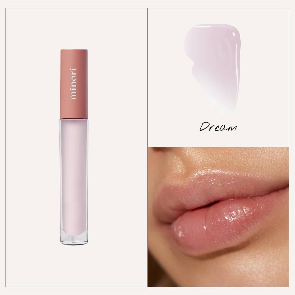 Hyaluronic Acid Hydrating Lip Serum - Healing Lip Treatment Liquid Lip Gloss by Minori Beauty