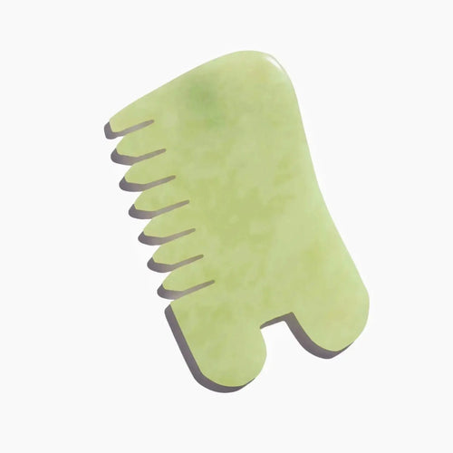 Real Jade Gua Sha and Massage Comb