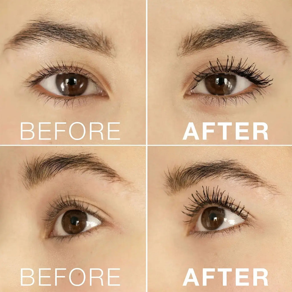 LASHFOOD Conditioning Drama Mascara - Eyelashes Before and After