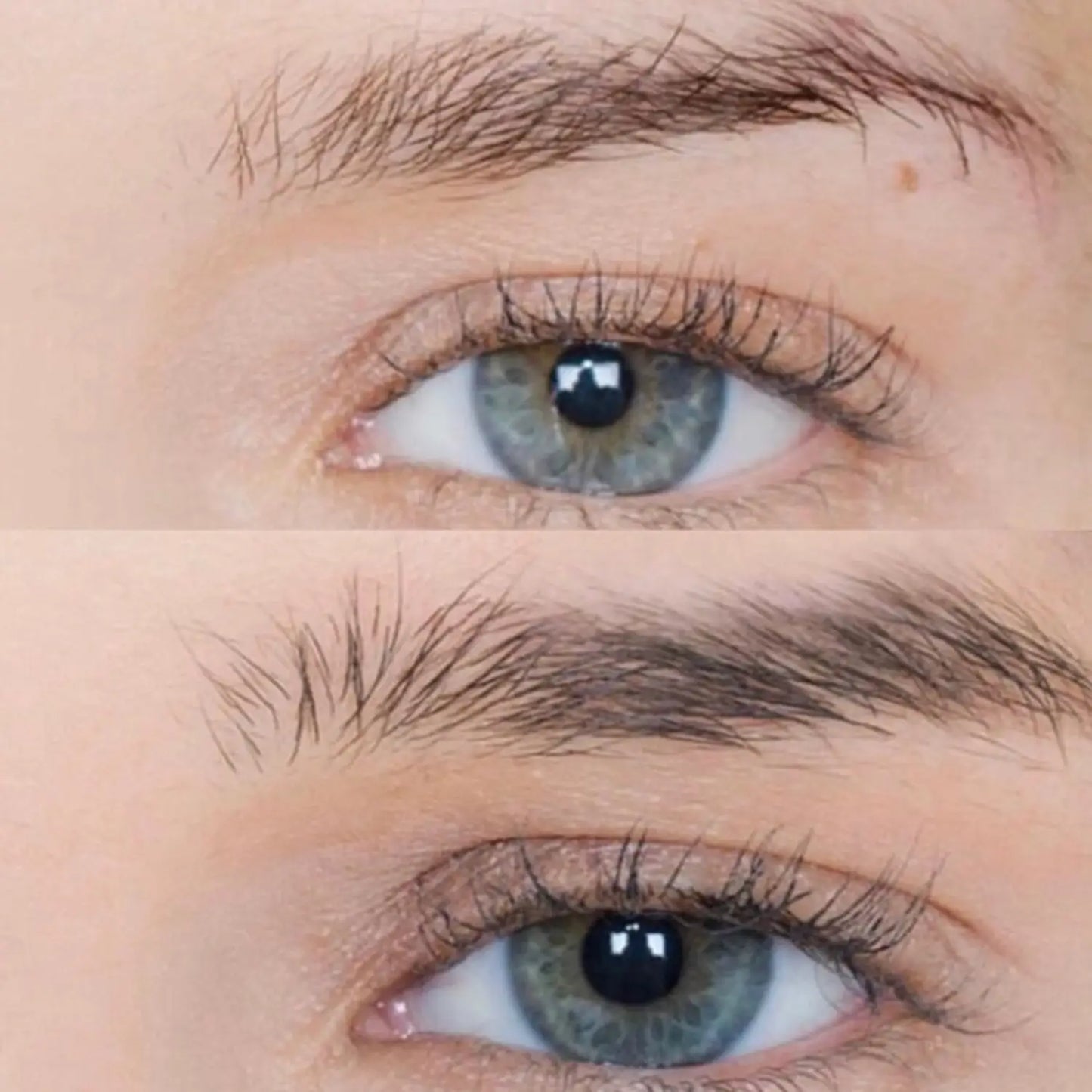 Lashfood Natural Eyelash and Eyebrow Growth Serum Before and After