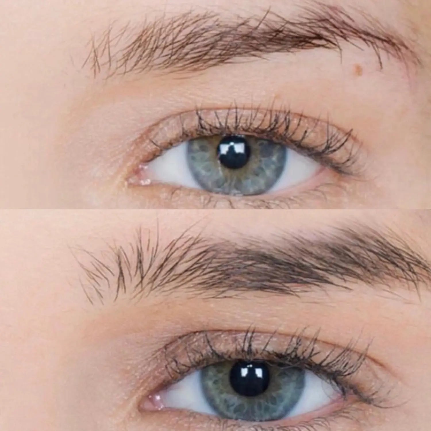 Lashfood Natural Eyelash and Eyebrow Growth Serum Before and After