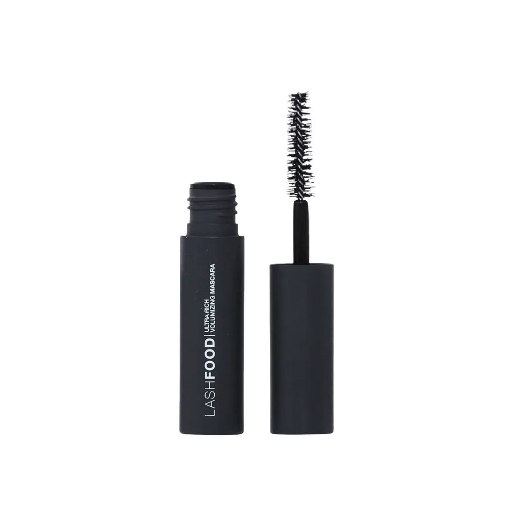 Lashfood Ultra Rich Volumizing Black Mascara: Mini, Clean Mascara by Lashfood, Clean Beauty at Elle and Willow