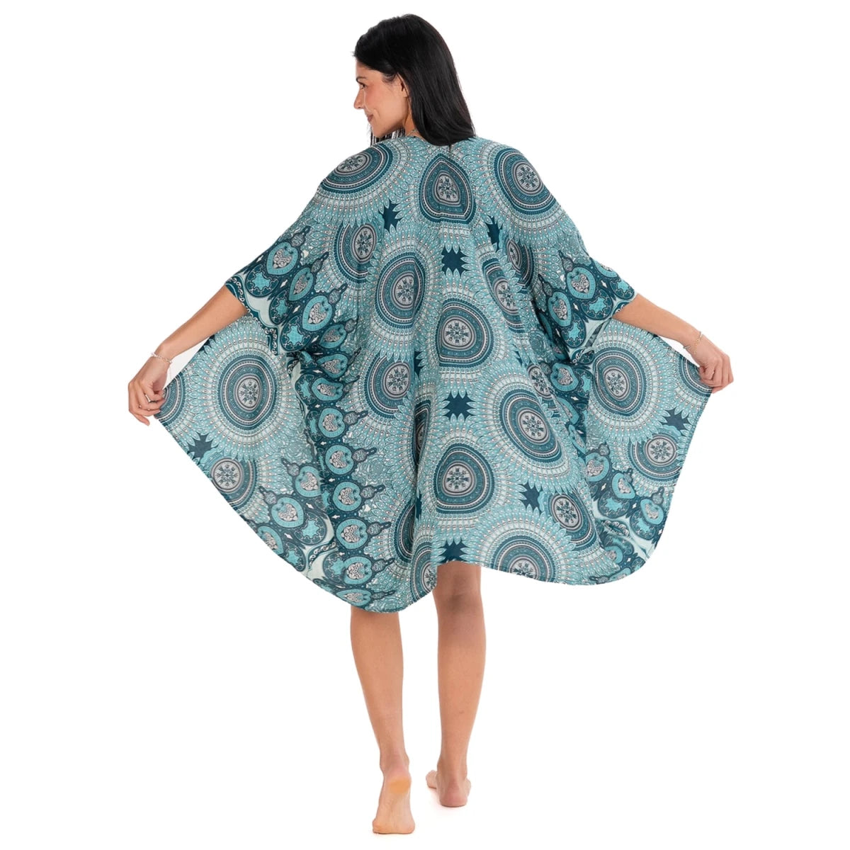 Boho Kimono by Lotus and Luna - beach kimono drape - Elle and Willow