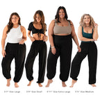 Lotus and Luna harem pants women's sizes