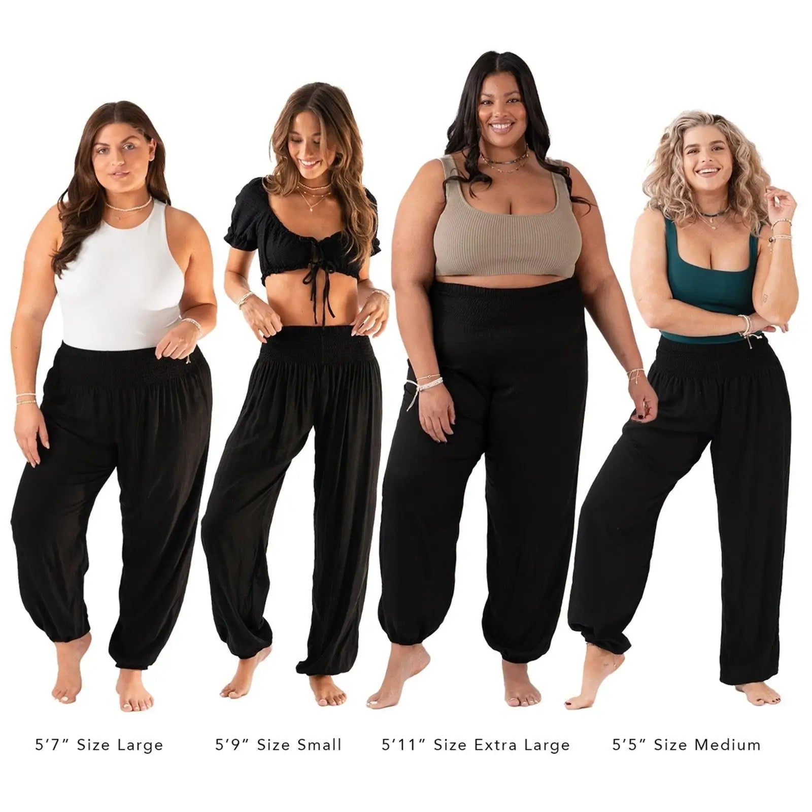 Lotus and Luna harem pants women's sizes