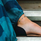 Lotus and Luna Purple Amethyst and Gold Anklet