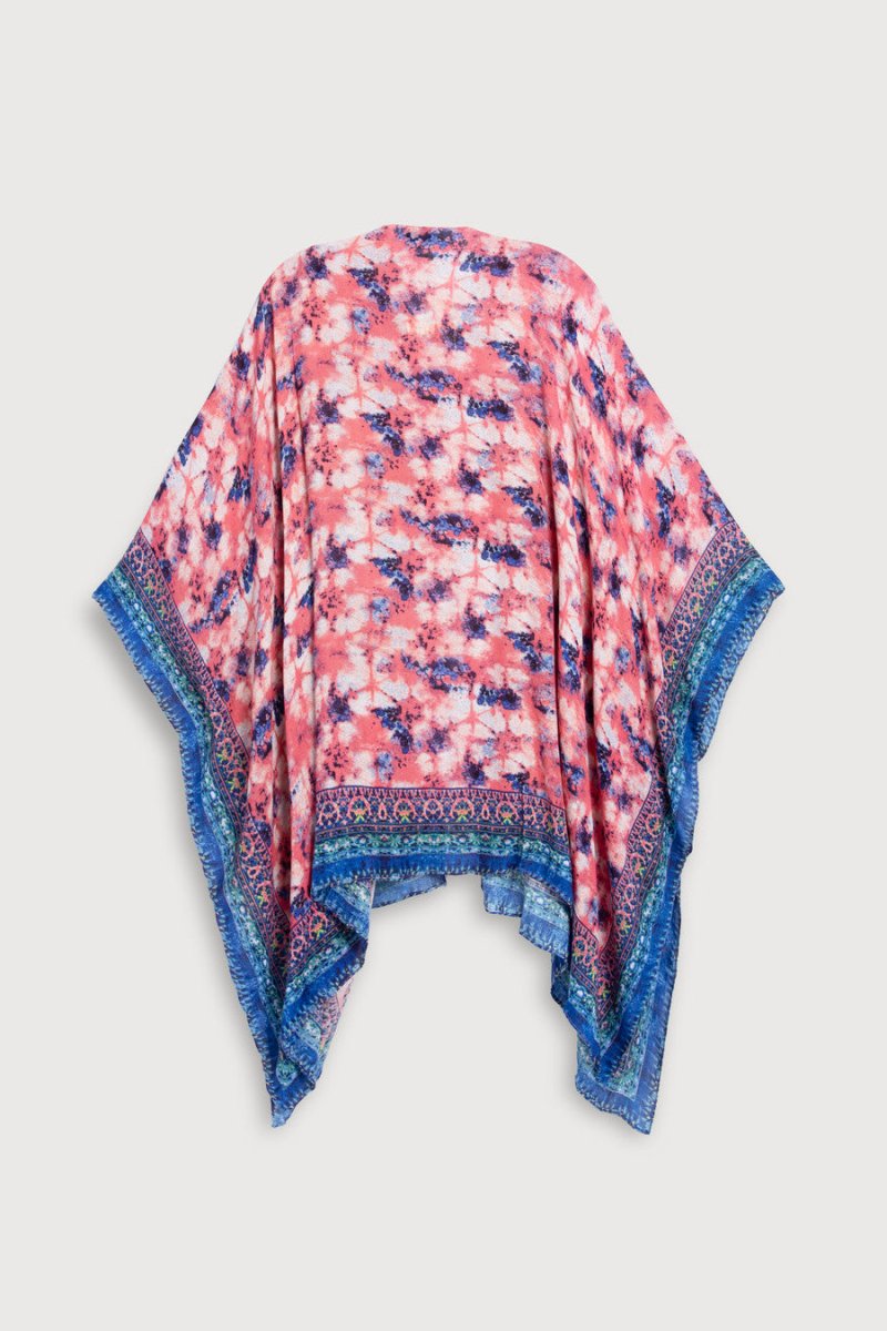 Mariposa Pattern Butterfly Tie Dye Kimono Kimono and Swimsuit Coverup by SAACHI