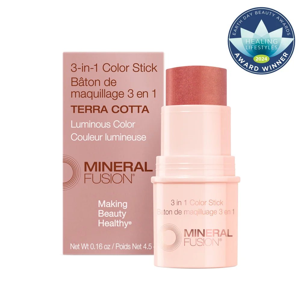 Multi-use Blush by Mineral Fusion - 3-in-1 makeup stick - Elle and Willow