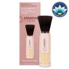 Mineral Fusion Facial Powder brush with SPF 30: Mineral Powder Sunscreen by Mineral Fusion at Elle and Willow