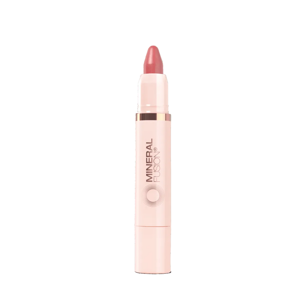 Mineral Fusion Sheer Moisture Lip Tint: Confident - Melon Pink Tinted Lip Balm by Mineral Fusion at Elle and Willow
