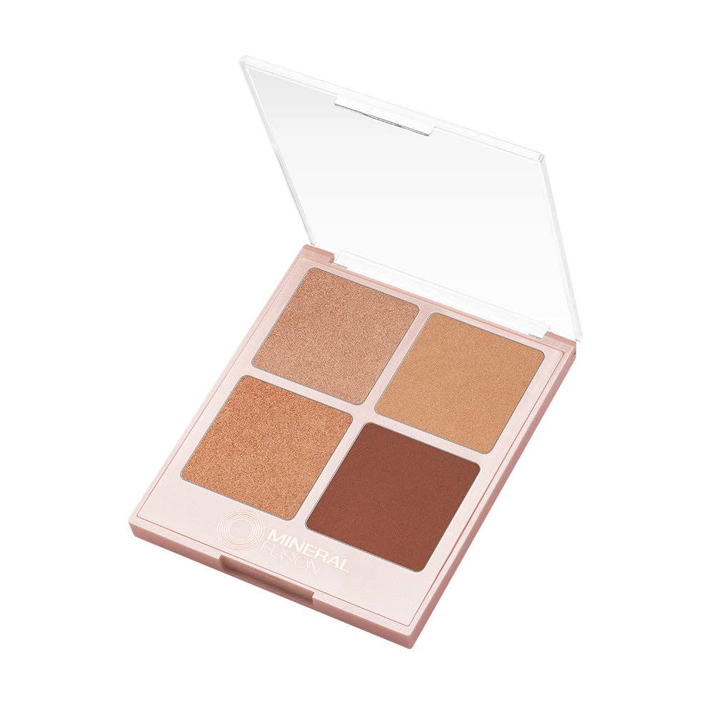 Mineral Fushion Pool Party Bronzer Palette: Sun-Kissed Glow Bronzer Palette by Mineral Fusion at Elle and Willow