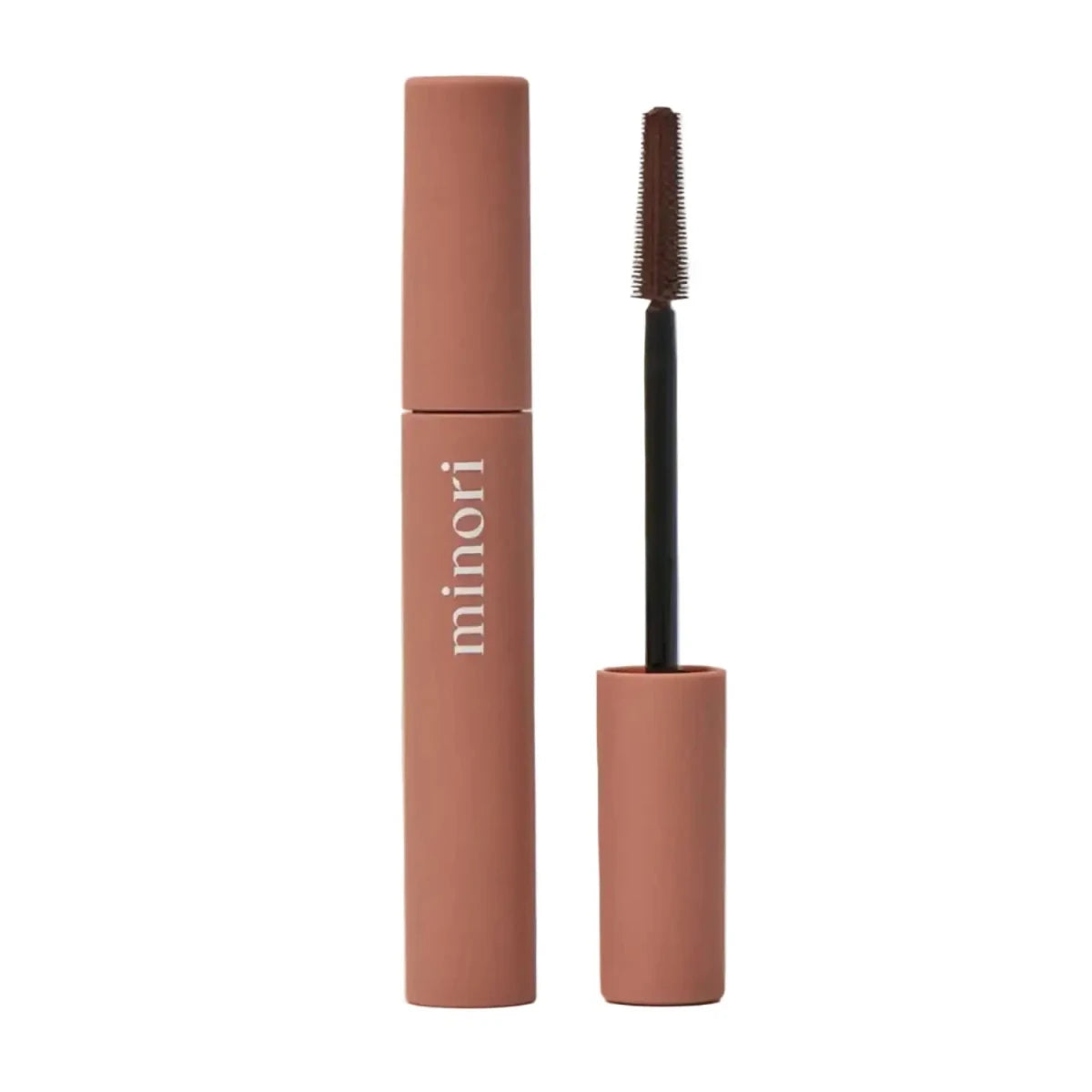 Minori Mother of Lashes Clean Lengthening Brown Mascara with no-clump defining lash brush - Clean Mascara at Elle and Willow