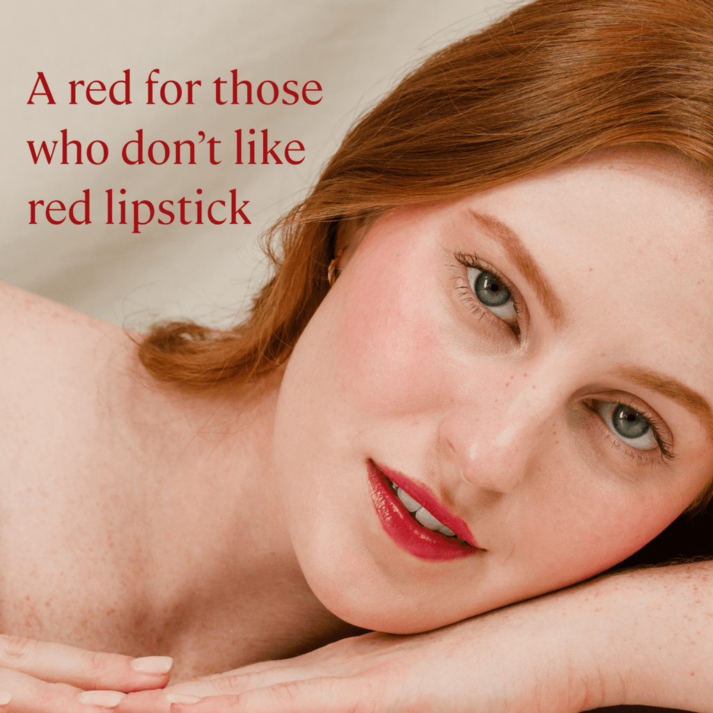 Poppy Red Lip Gloss Lip Gloss by Minori Beauty, a sheer colorbold accessible red lipstick