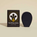 Nopalera cactus soap with packaging on a beige background