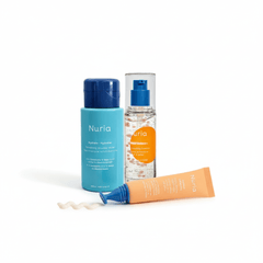 Nuria Beauty 3-piece bundle on white background