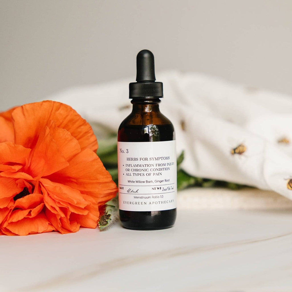 Evergreen Apothecary - Pain Relief Tincture - Natural Anti-Inflammatory & Ache Support - Pain Tincture - Elle and Willow