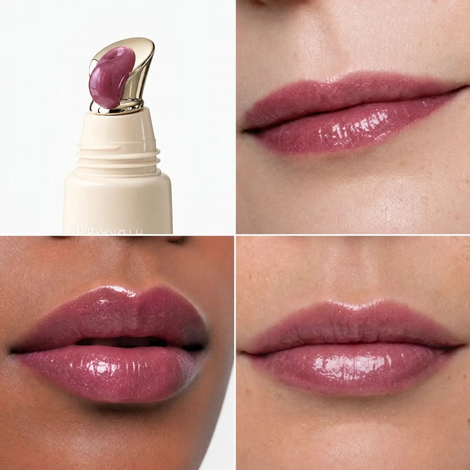 Fitglow Beauty | Ceramide Hydra-Balm - Peptide Lip Serum in 'Plum-Dew'