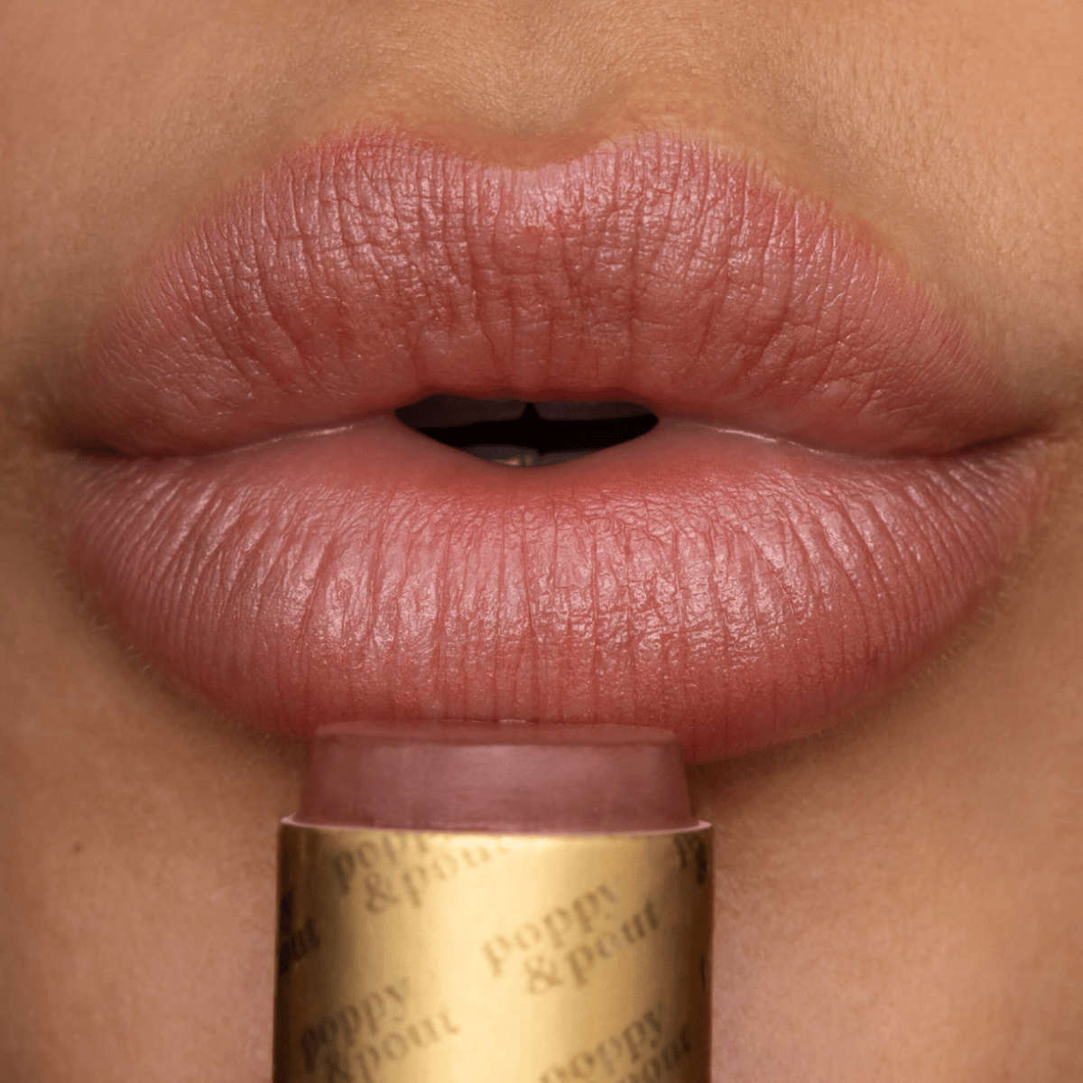 Poppy & Pout Lip Tint in Debbie: Dark Peach, Tinted Lip Balm by Poppy & Pout shop at Elle and Willow