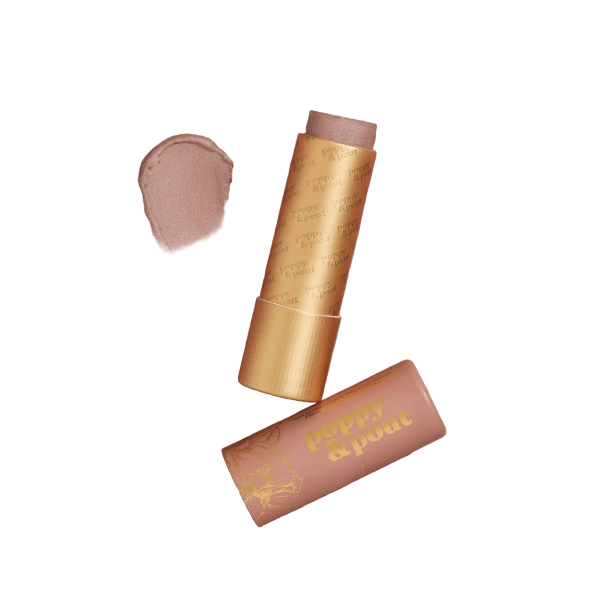 Poppy & Pout Lip Tint in Faye: Sheer Taupe, Tinted Lip Balm by Poppy & Pout, at Elle and Willow