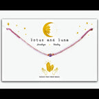 Boho-Chic Purple Amethyst Crystal Necklace, Gemstone & Crystal Necklace by Lotus and Luna, Bead Necklace at Elle and Willow
