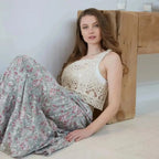 Radha Floral Maxi Skirt from The Fox and the Mermaid