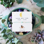 Sparkling Amazonite Crystal Stone Goddess Bracelet Intention Bracelet by Lotus and Luna at Elle and Willow