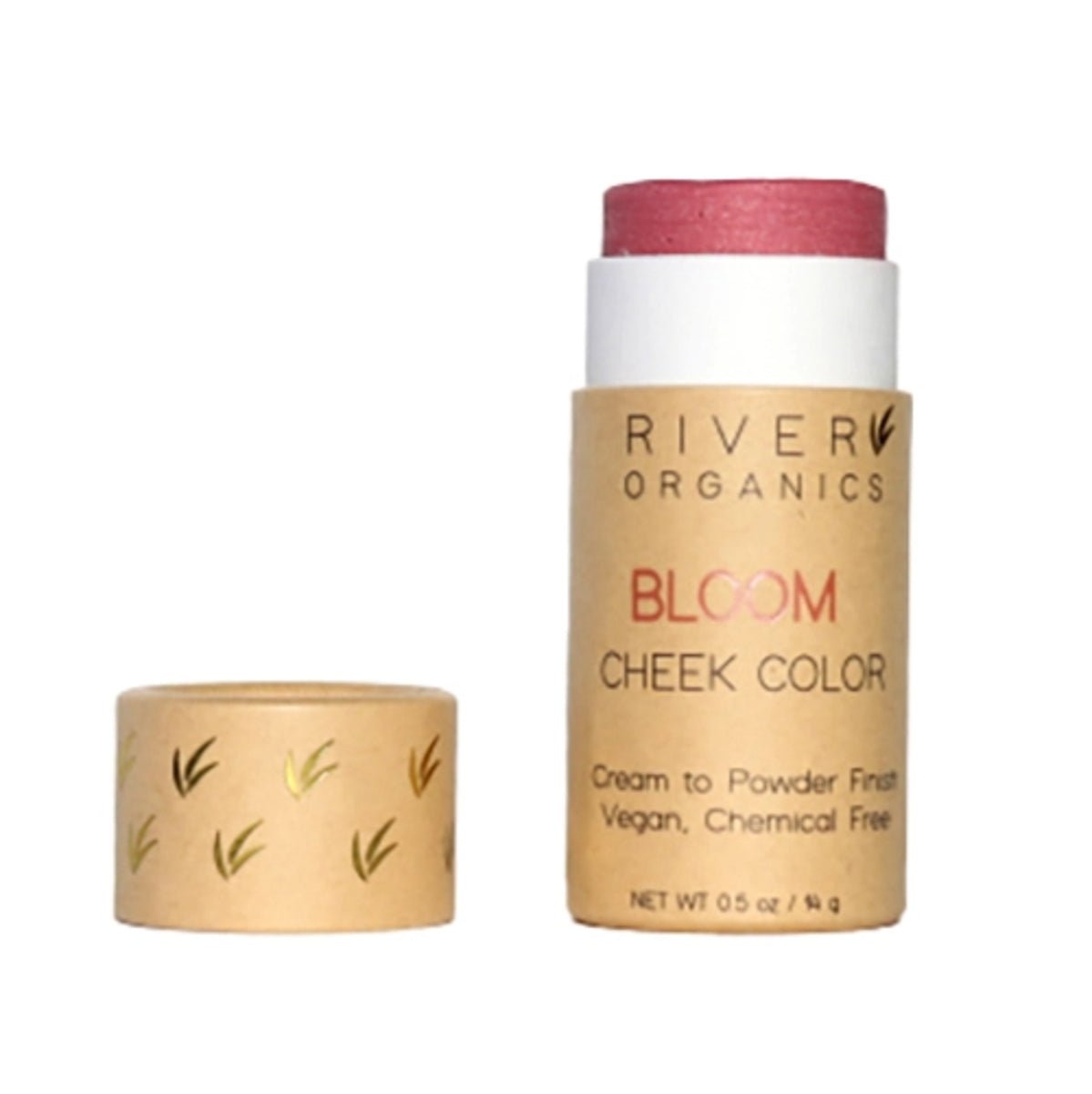 River Organics Bloom Vegan Blush Stick: Natural Cream Blush, Cream Blush Stick by River Organics, Blush at Elle and Willow