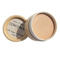 Vegan cream concealer in shade 02 light with pink undertones in an Eco-friendly pot by River Organics Makeup