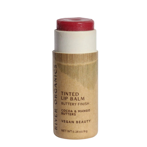 River Organics - Organic Rose Gold Tinted Lip Balm - Tinted Lip Balm - Clean Beauty - Elle and Willow