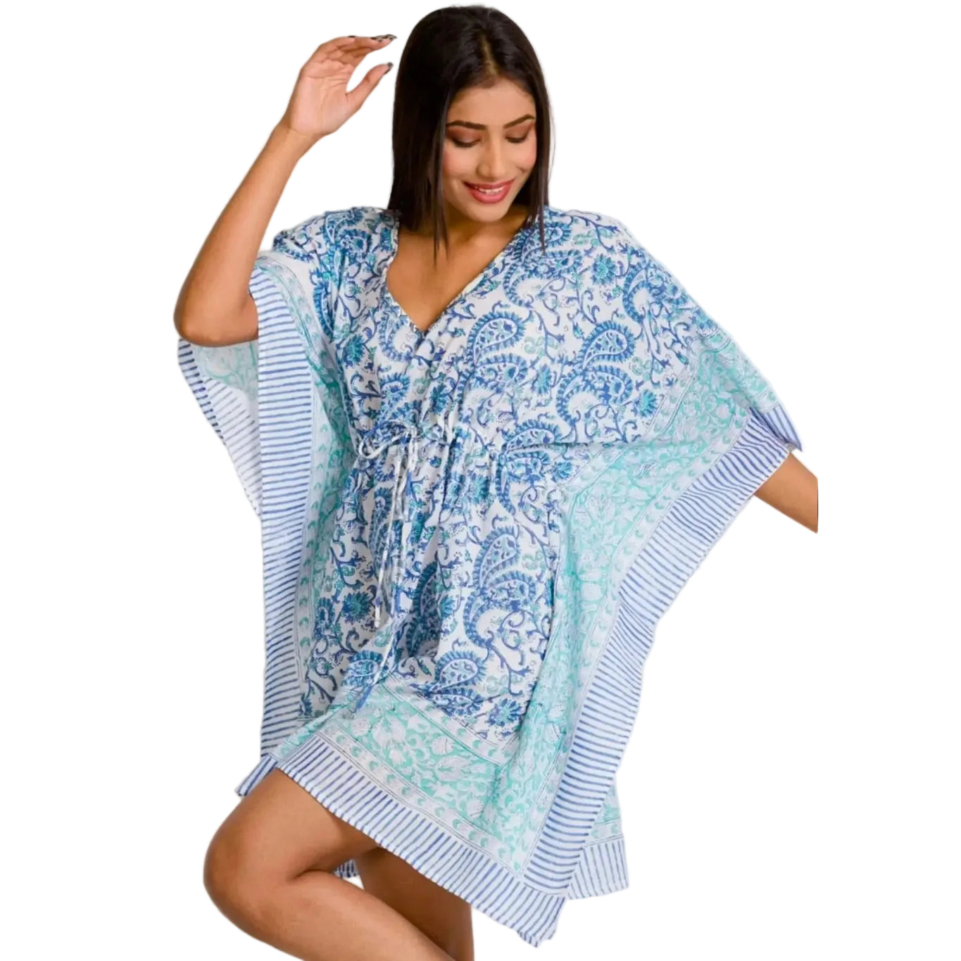 Beach Dreams Caftan Mini Dress Beach Dreams Caftan Mini Dress