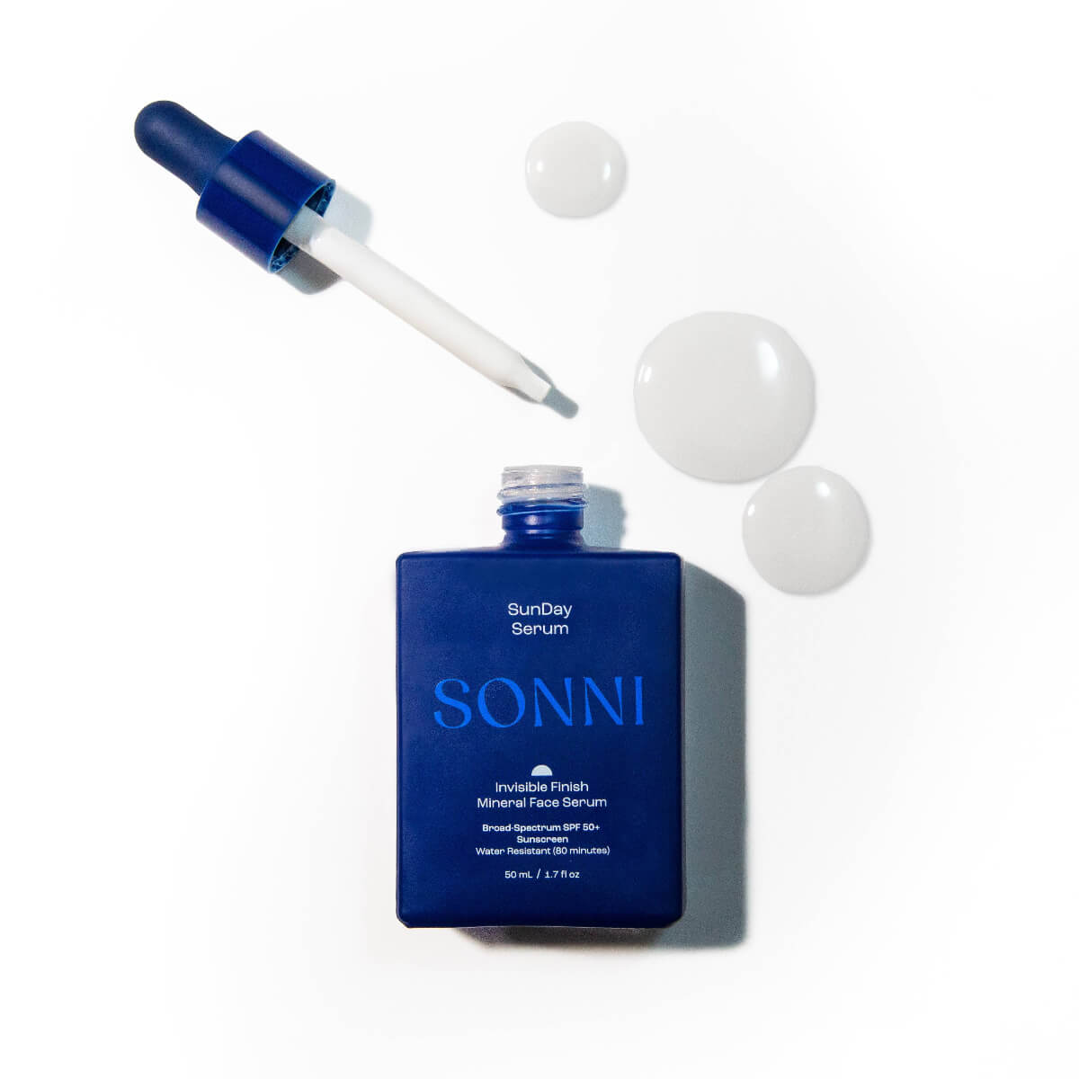 SONNI - SunDay Clear Sunscreen Serum: Matte Finish Mineral SPF 50+, Mineral Face Sunscreen by SONNI, at Elle and Willow
