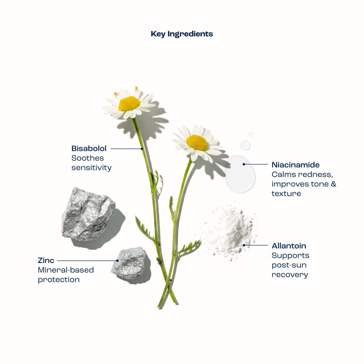 Clear Sunscreen Serum, Mineral Face Sunscreen SPF 50 with botanical ingredients by SONNI, Clean Beauty at Elle and Willow