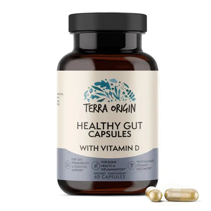 Terra Origin Healthy Gut Capsules with Vitamin D 