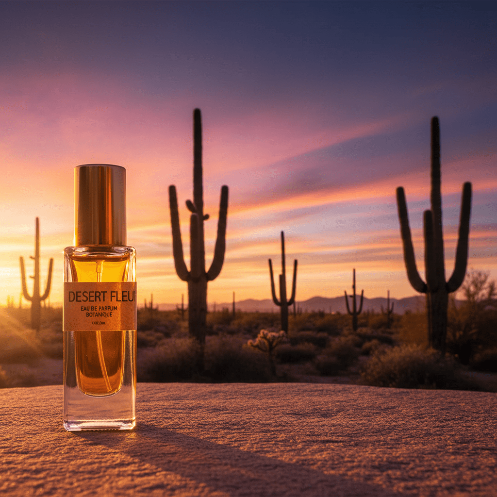 Desert Fleur Banner with Sunset