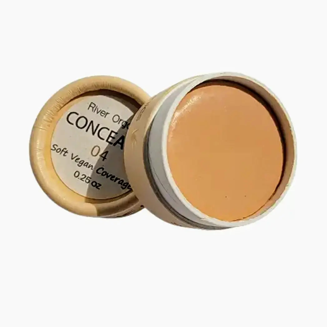 all natural vegan cream concealer pot in 04 Tan color