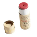 Vegan Lip Stain & Organic Lip Conditioner in a sustainable Eco-friendly tube. Pastel Pink Tinted Lip Balm by River Organics.