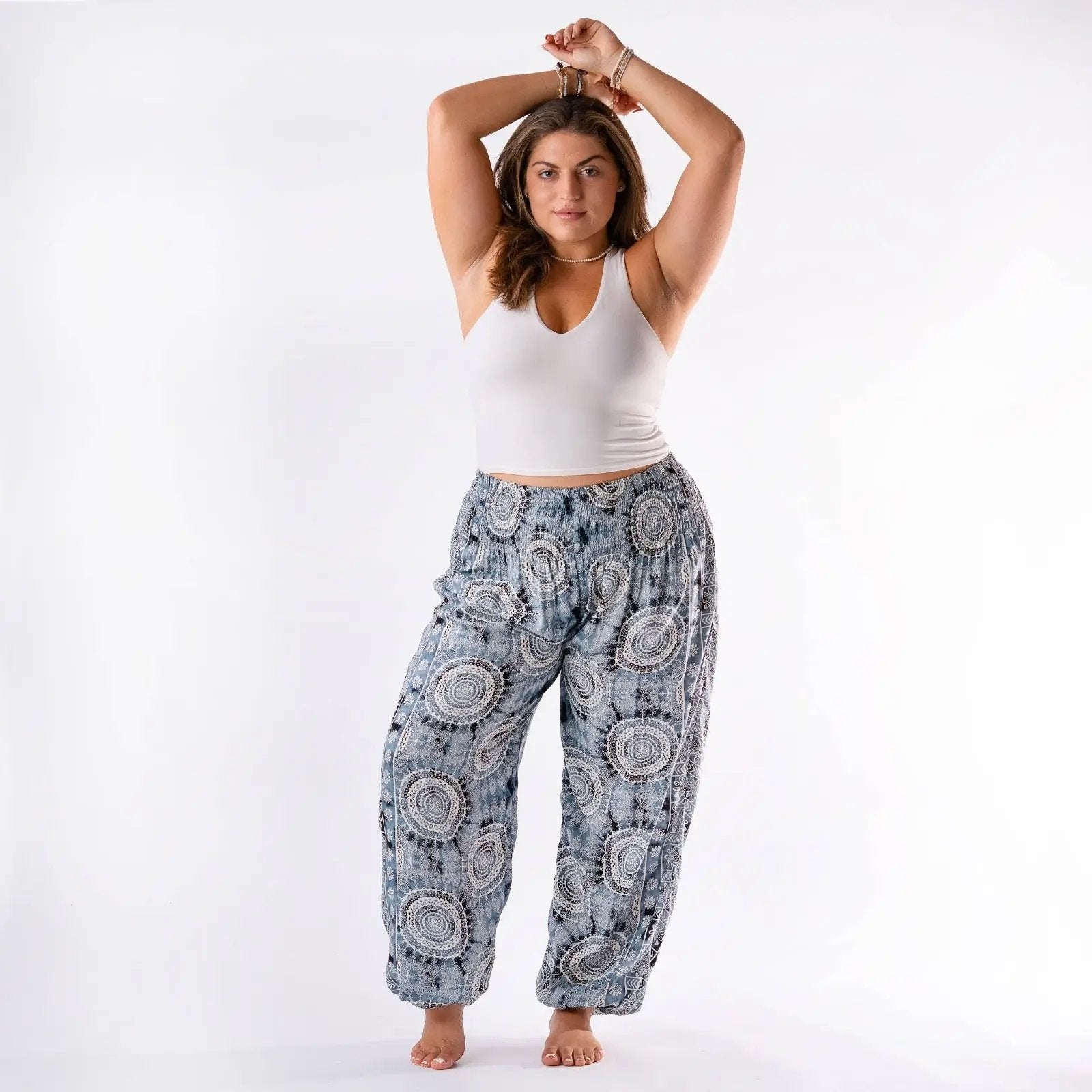 Harem Style Boho Beach Pants + Lounge Pants - Women's S/M – Elle