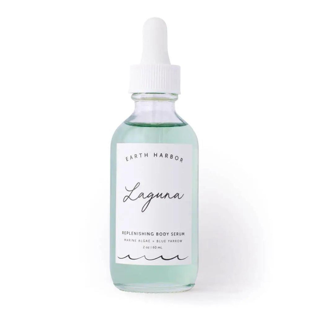 Earth Harbor Laguna Replenishing Body Serum - 2 oz. Glass Dropper Bottle
