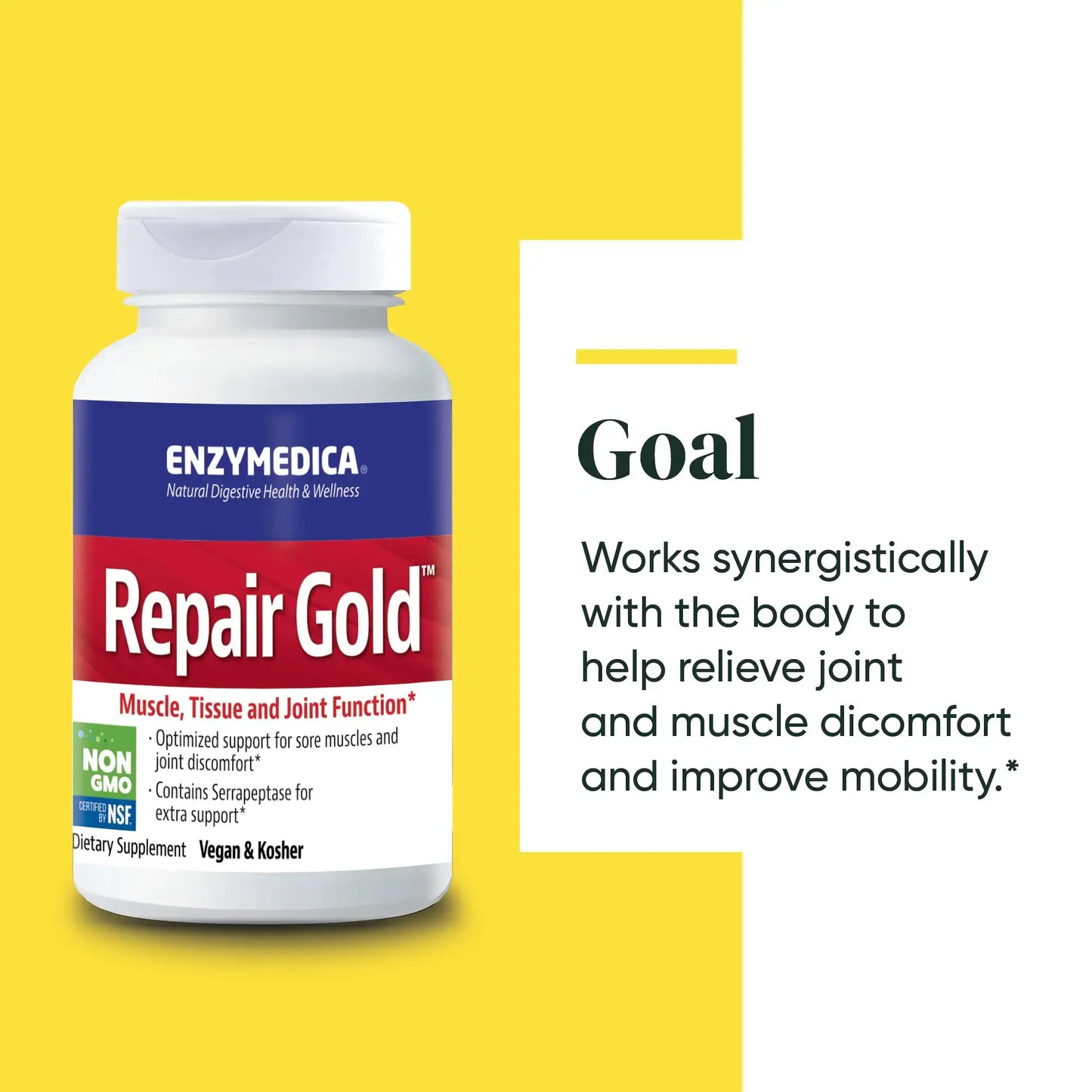 Repair Gold Enzymes for Muscle & Tissue Repair