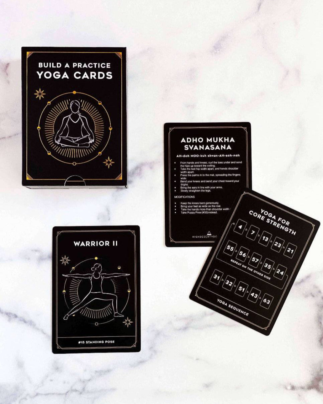 Build a Practice - Yoga Flash Cards - High Desert Yogi