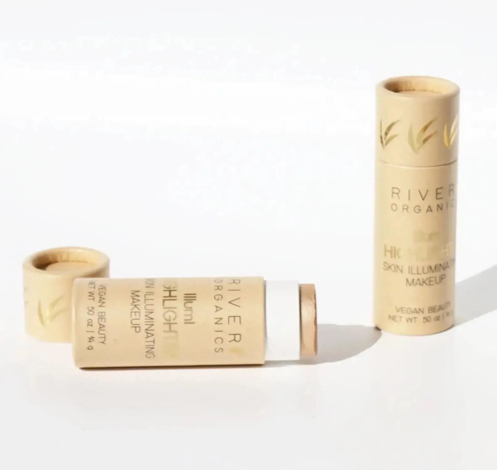 Champagne Gold Face Highlighter Stick | River Organics Makeup