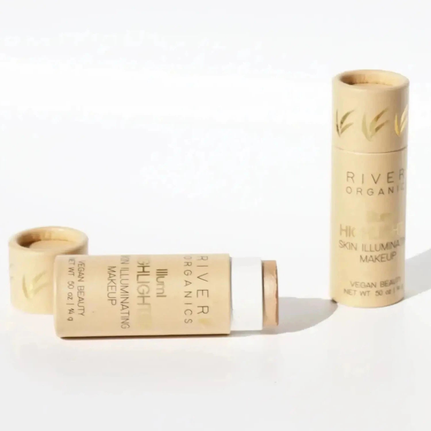 Champagne Gold Face Highlighter Stick | River Organics Makeup