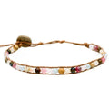 Energy Bracelet with Tiger's Eye, Jade and Jasper Semi Precious Gem Stone Beads by Lotus and Luna
