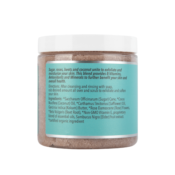 Laguna Herbals Rose Crush - Rose Body Scrub Natural Ingredients List and Directions