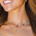 Raw Amethyst & 18k Gold Necklace: Handcrafted Energy Jewelry Healing Crystal Necklace by Lotus and Luna at Elle and Willow