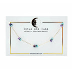 Raw Amethyst & 18k Gold Necklace: Handcrafted Energy Jewelry Healing Crystal Necklace by Lotus and Luna at Elle and Willow
