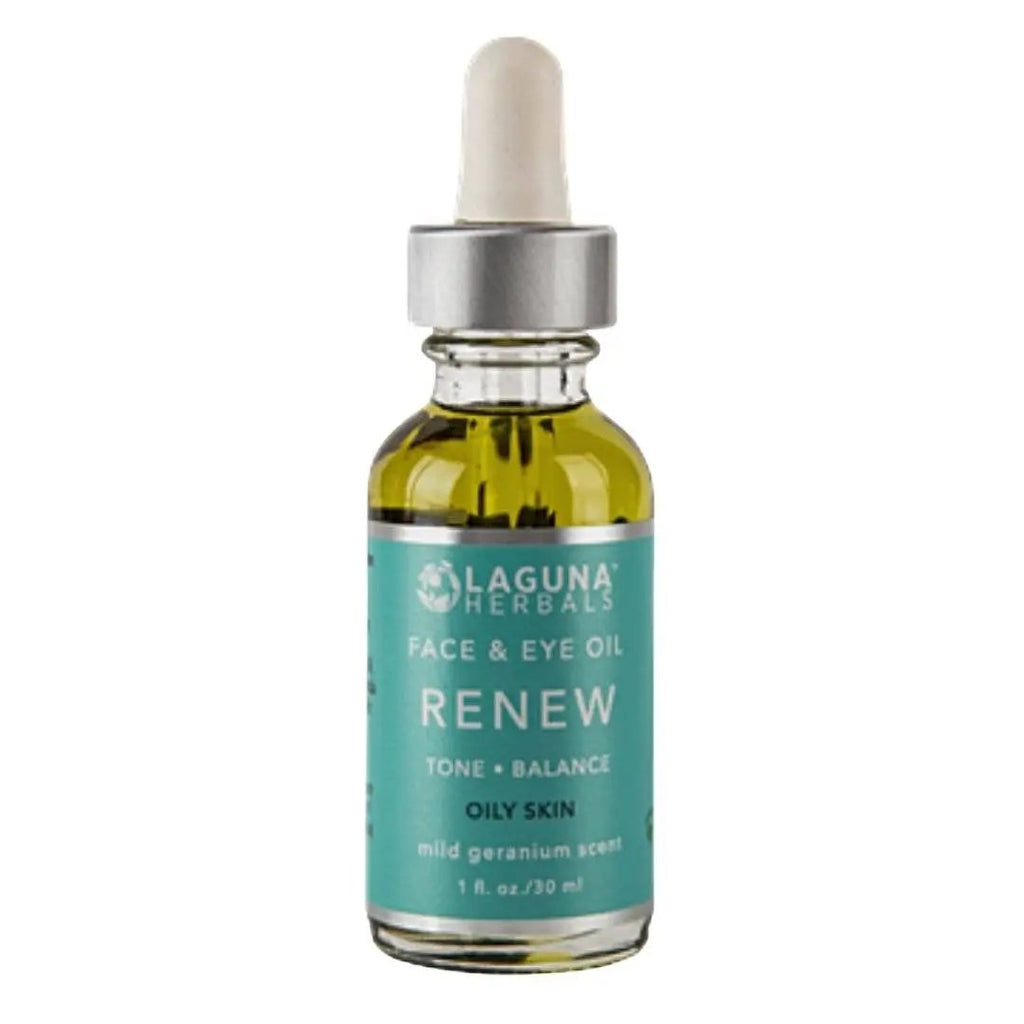 Organic Face Oil and Eye Serum for Sensitive and Oily Skin by Laguna Herbals