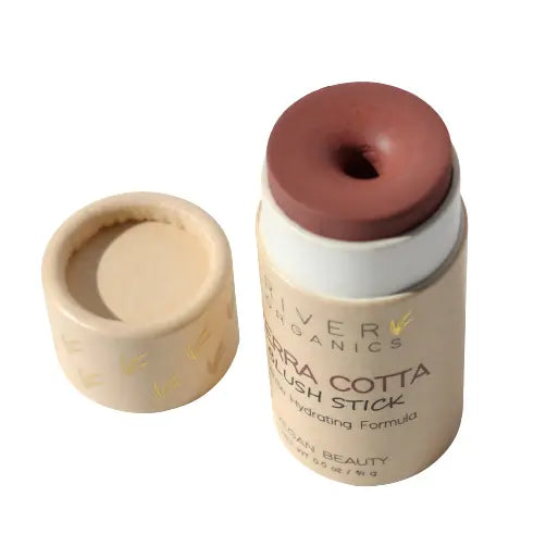 River Organics Vegan Make-up | Terra Cotta Natural Cream Blush Stick