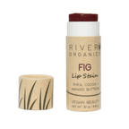 Fig Lip Stain Organic Natural Plum Long Lasting Lip Color Tinted Lip Stain and Balm by River Organics at Elle and Willow